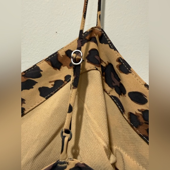 Abercrombie & Fitch Brown Leopard Dress Size M - Picture 3 of 7